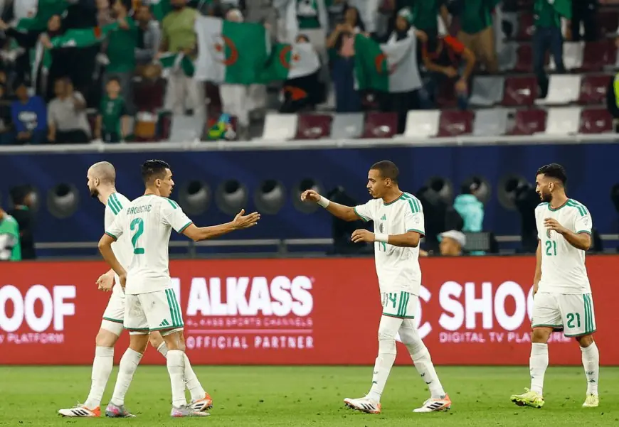 المنتخب الجزائري يحسم تأهله إلى الربع النهائي بعد الفوز على العراق