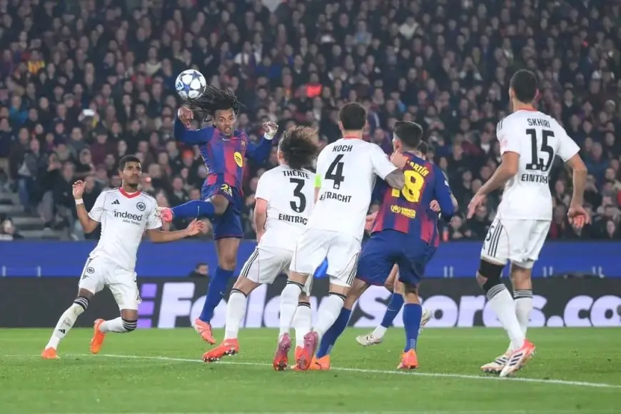 دوري أبطال أوروبا.. برشلونة يقلب الطاولة على آينتراخت فرانكفورت ويحقق الفوز