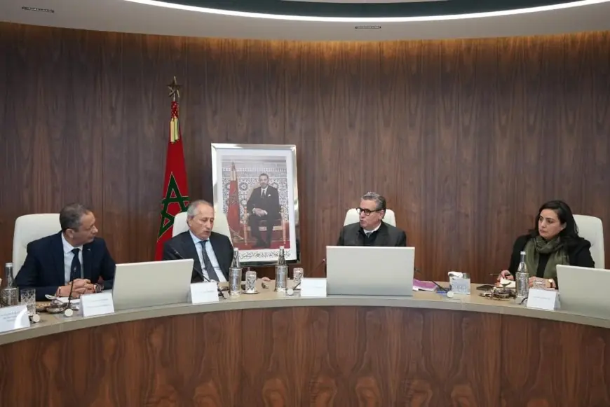 أخنوش يترأس اجتماع تقديم الخطة الاستراتيجية للشركة الوطنية لإنجاز وتدبير المنشآت الرياضية