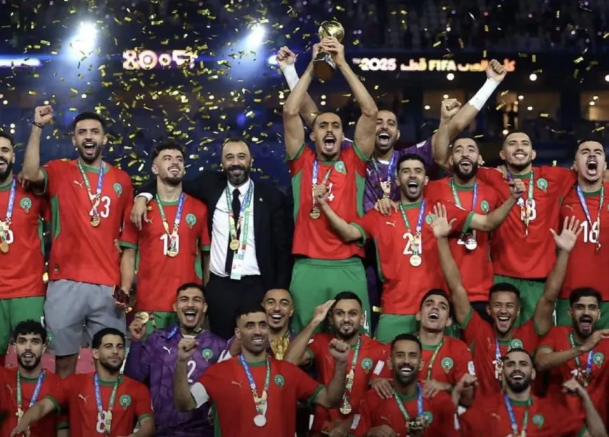 المنتخب المغربي يهزم الأردن ويتوج بكأس العرب للمرة الثانية في تاريخه