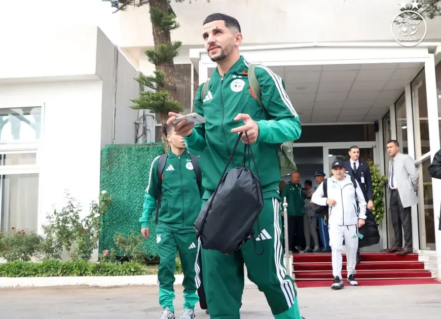 المنتخب الجزائري يصل إلى الرباط للمشاركة في كأس إفريقيا