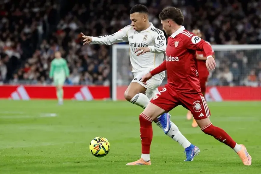 ريال مدريد يهزم إشبيلية بثنائية نظيفة في الدوري الإسباني
