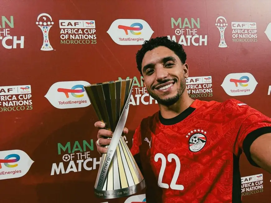 عمر مرموش أفضل لاعب في مباراة مصر وزيمبابوي