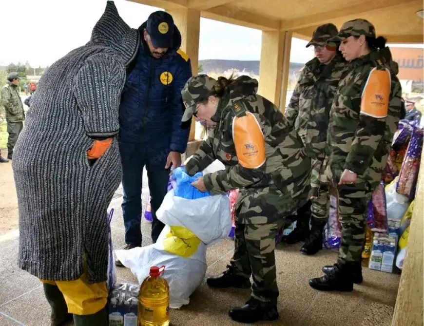 Vague de froid à Ifrane et Boulemane : Plus de 1600 familles bénéficient des interventions de la Fondation Mohammed V pour la Solidarité