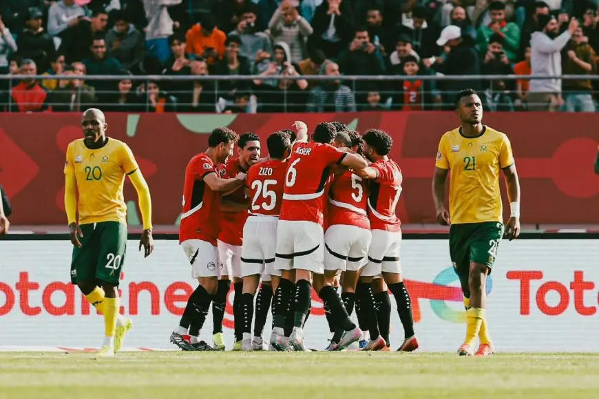 مصر تهزم جنوب إفريقيا وتتصدر مجموعتها في الكان