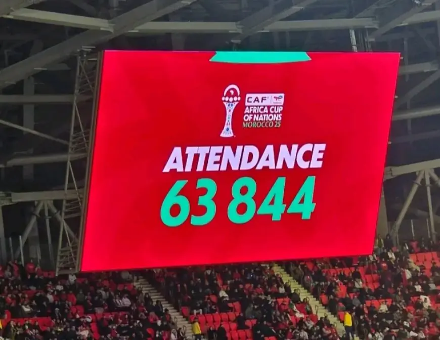 أكثر من 60 ألف متفرج حضروا مباراة المغرب ومالي في كأس إفريقيا