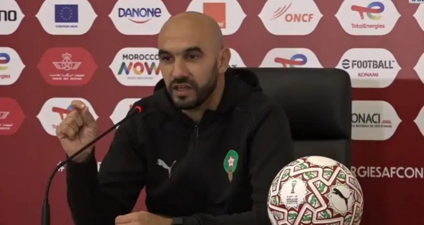 CAN (Maroc 2025) : Les Lions de l'Atlas visent la victoire contre la Zambie pour garder la tête du groupe (Walid Regragui)