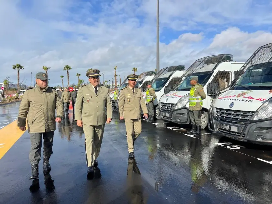 Sous la supervision de l’Inspection générale – Zone Sud, le commandement régional des Forces auxiliaires sécurise le match Gabon–Mozambique au stade Adrar