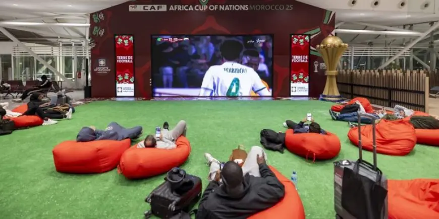 حماس كأس أمم إفريقيا يغمر مطارات المغرب