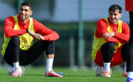 المنتخب الوطني المغربي يواصل استعداداته لمواجهة تنزانيا في كأس إفريقيا