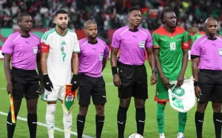 الكاف يفرض عقوبة على لاعب بوركينابي بسبب الإساءة لحكم مباراة الجزائر وبوركينا فاسو
