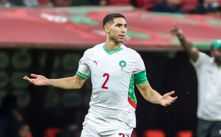 حكيمي يكشف استعداده للمشاركة في مباراة المنتخب الوطني ضد تنزانيا