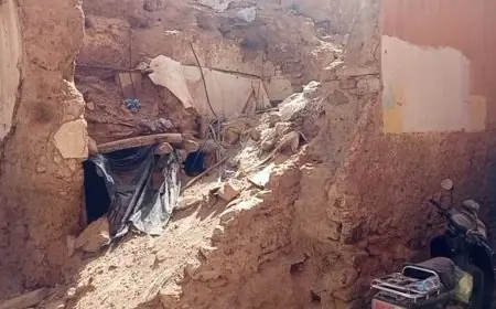 مأساة بالحوز.. وفاة طفل إثر انهيار حائط بأيت داود تثير مخاوف حول هشاشة البنايات