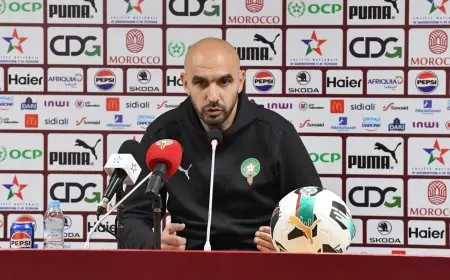 الركراكي: مواجهة تنزانيا حاسمة وهدفنا الوحيد هو التأهل