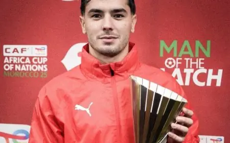 إبراهيم دياز يتوج بجائزة أفضل لاعب في مباراة المغرب وتنزانيا