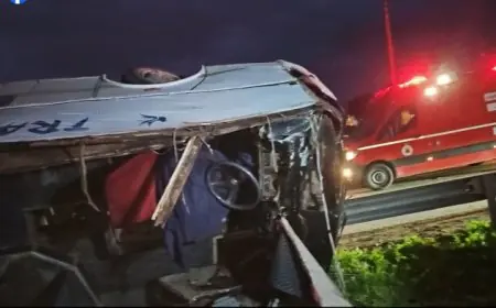 إصابة 26 شخصا بجروح خطيرة في انقلاب حافلة بضواحي المحمدية