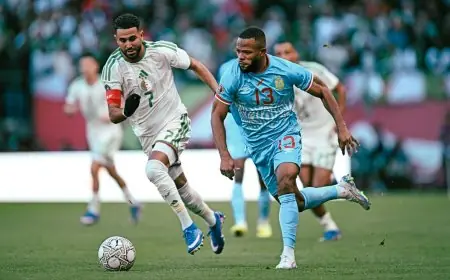 المنتخب الجزائري يفوز بصعوبة على المنتخب الكونغولي ويتأهل إلى ربع نهائي "الكان"