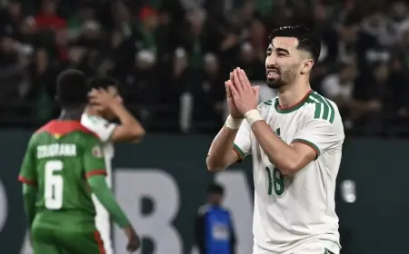 الاعب الجزائري عمورة يقدم اعتذاره بعد سخريته من مشجع الكونغو الديقراطية