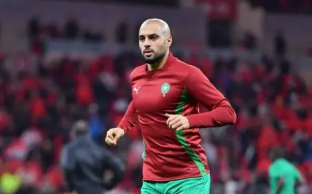 سفيان أمرابط يغيب عن آخر حصة تدريبية للمنتخب الوطني المغربي قبل مواجهة الكاميرون