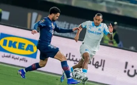 باريس سان جيرمان يتوج بكأس السوبر الفرنسي بعد مباراة مثيرة أمام مارسيليا