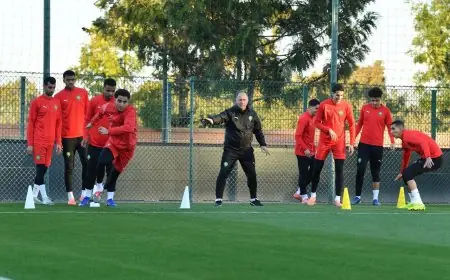 المنتخب الوطني المغربي يبدأ استعداداته لنصف نهائي كأس إفريقيا