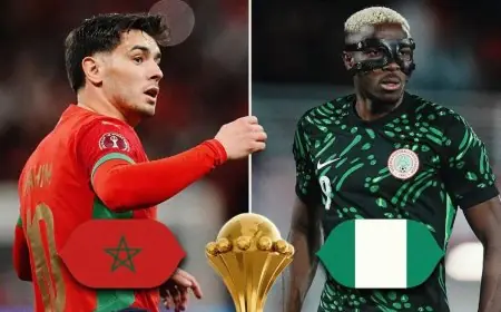 الدور نصف النهائي للكان يشهد مواجهات نارية.. المغرب ضد نيجيريا ومصر تقابل السنغال