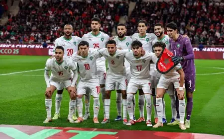 البطاقات الصفراء تهدد مشاركة ثلاثة لاعبين في مباراة المنتخب الوطني المغربي أمام نيجيريا