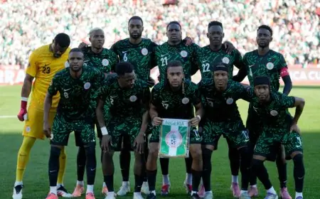 تشكيلة منتخب نيجيريا أمام أسود الأطلس في نصف نهائي كأس إفريقيا