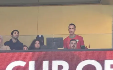 مرتديا القميص الوطني.. ولي العهد الأمير مولاي الحسن يساند أسود الأطلس في مواجهة نيجيريا بالرباط