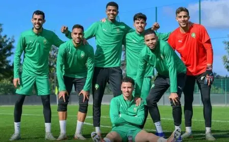 المنتخب المغربي يجري آخر حصة تدريبية غدا السبت استعدادا لنهائي ”الكان”