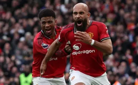 مانشستر يونايتد ينتصر على مانشستر سيتي ويرتقي إلى المركز الرابع بالدوري الإنجليزي