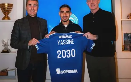 نادي ستراسبورغ الفرنسي يقدم اللاعب المغربي ياسين جسيم وافدا جديدا