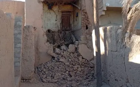 انهيار منزل طيني يودي بحياة شخص في زاكورة