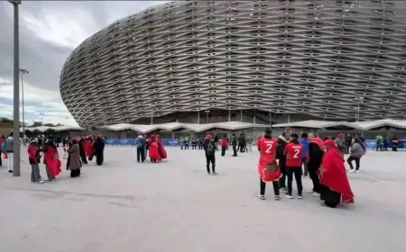 الرباط تكتسي بالأحمر والأخضر دعماً لأسود الأطلس في نهائي كأس إفريقيا