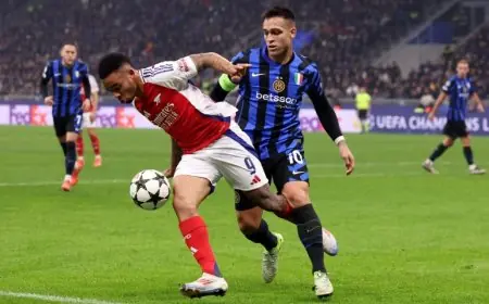 القنوات الناقلة لمباراة إنتر ميلان وأرسنال في دوري أبطال أوروبا