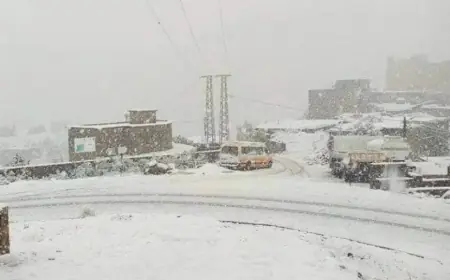 نشرة إنذارية : تساقطات ثلجية وطقس بارد وأمطار قوية بعدد من مناطق المملكة من اليوم الثلاثاء إلى الخميس المقبل