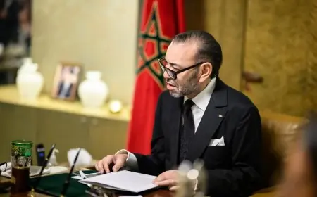 SM le Roi Mohammed VI préside une réunion de travail consacrée au complexe portuaire et industriel Nador West Med