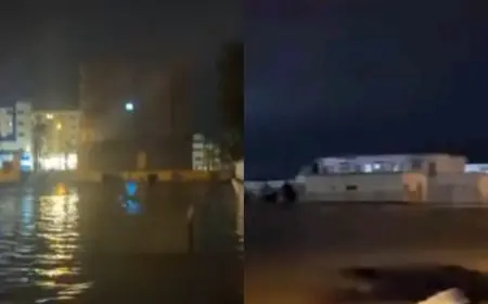 إجلاء المرضى والأطر الطبية من مستشفى القرب بمدينة القصر الكبير بسبب ارتفاع منسوب مياه الأمطار