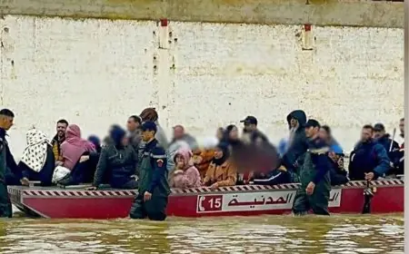 سلطات القصر الكبير ترفع حالة التأهب بسبب ارتفاع منسوب وادي اللوكوس