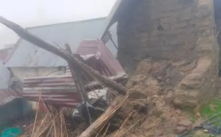 تاونات.. مصرع شخصين إثر انهيار منزل طيني جراء الأمطار الغزيرة