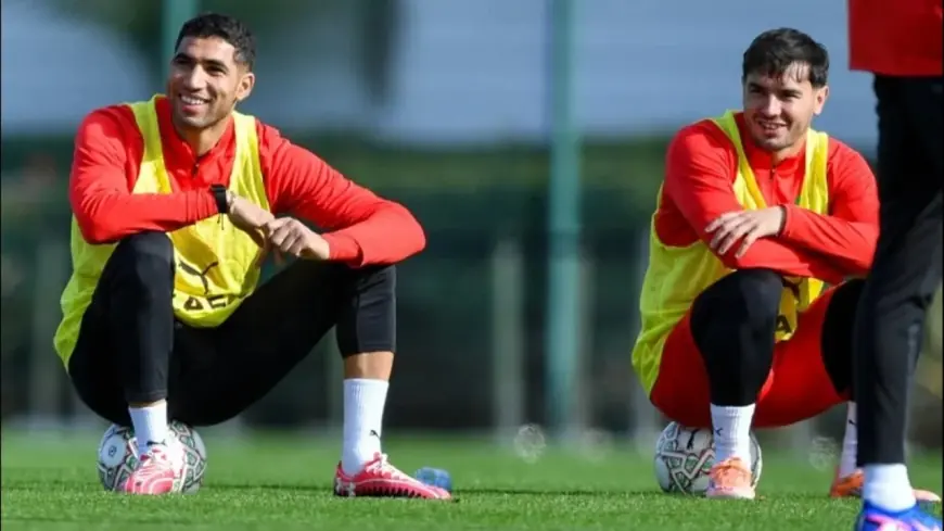 المنتخب الوطني المغربي يواصل استعداداته لمواجهة تنزانيا في كأس إفريقيا