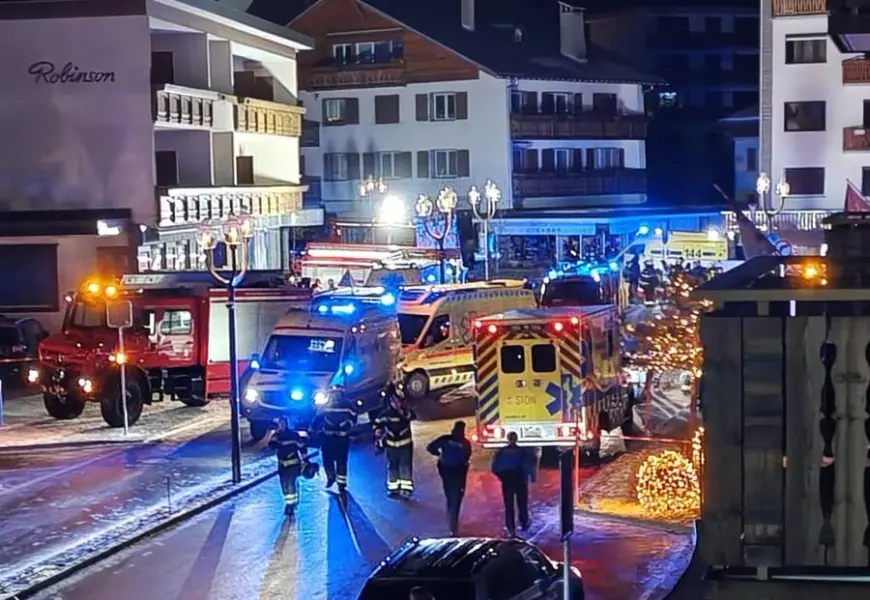 حريق في منتجع كرانس مونتانا السويسري يودي بحياة نحو 40 شخصاً