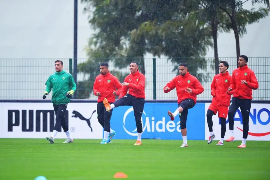 المنتخب الوطني المغربي يستأنف التداريب استعدادا لمواجهة الكاميرون