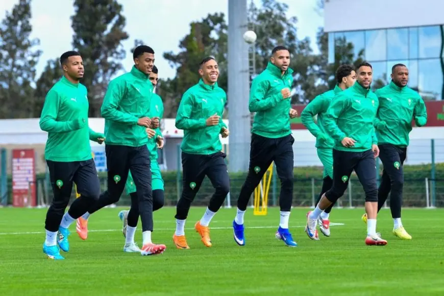 المنتخب الوطني المغربي يخوض حصته التدريبية ما قبل الأخيرة استعدادا لمواجهة الكاميرون