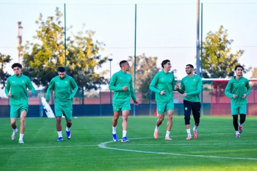 المنتخب المغربي ينهي تحضيراته لقمة نيجيريا في "نصف نهائي الكان"