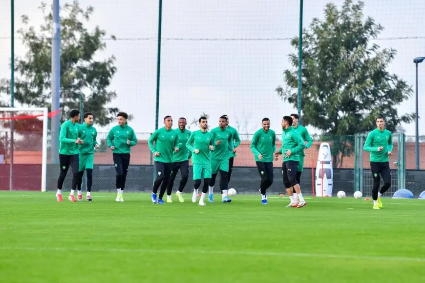 المنتخب المغربي ينهي تحضيراته لمواجهة السنغال في نهائي الكان
