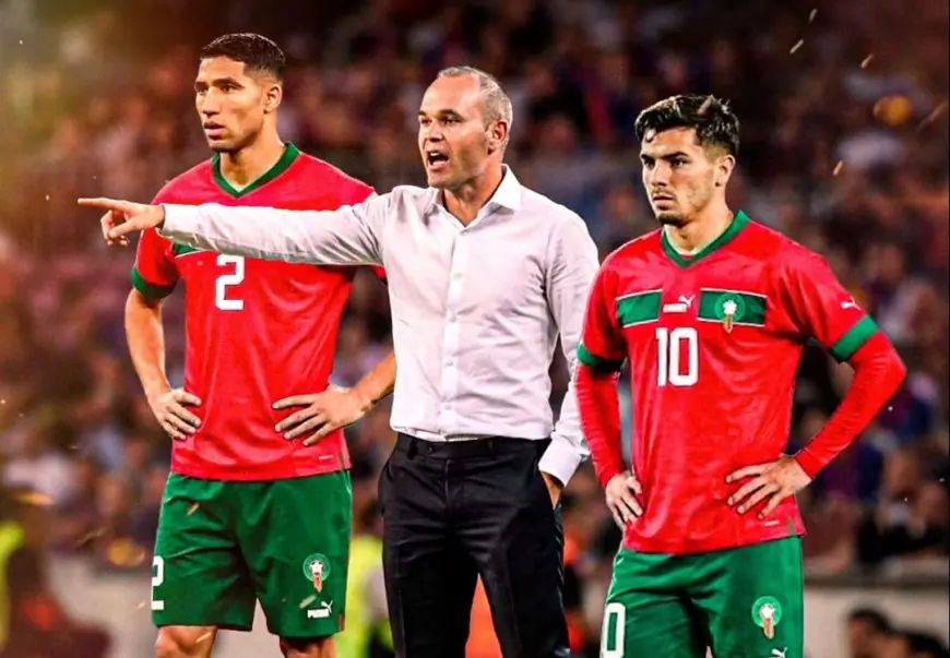 إنييستا  مرشح لتدريب "الأسود" ونجوم المنتخب المغربي يلغون متابعة الركراكي على انستغرام