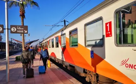 Perturbation temporaire du trafic ferroviaire dans la région du Gharb suite aux fortes pluies