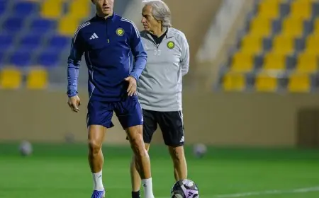 بعد أنباء عن مغادرته النادي.. رونالدو يعود للتدريبات مع النصر السعودي