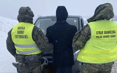 Un chauffeur ukrainien arrêté en Pologne pour organisation présumée de franchissement illégal de la frontière